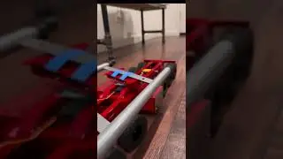 TRI-AXLE STEER DOLLY perfomance test run&hellip;long and wide steel truss transport&hellip; #makisigrc  #reelsfyp