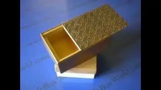 The 6 Sun 7 + 1 Step Saya//Natural Wood Japanese Puzzle Box.  This Puzzle is BEAUTIFUL!