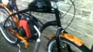 motorized bicycle beach cruiser - 4 stroke custom