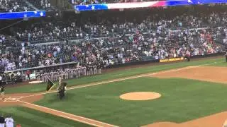 US National Anthem at San Diego Padres Game 18th August 2015