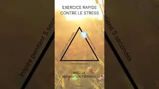 Faire la respiration triangle plusieurs fois, chaque jour peut vous aider &agrave; r&eacute;duire le Stress!🧘&zwj;♀️