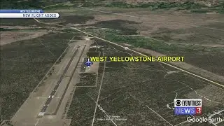West Yellowstone new flight added