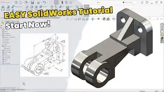 SolidWorks Part Creation from Scratch | Beginner-Friendly Guide