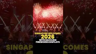 Singapore welcomes 2026 with dazzling fireworks displays