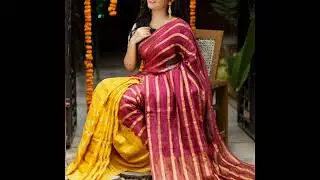 P26 || 100 count Linen Saree