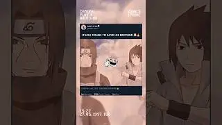 THE MOMENT WHEN ITACHI COMES TO SAVE SASUKE 🤯🔥