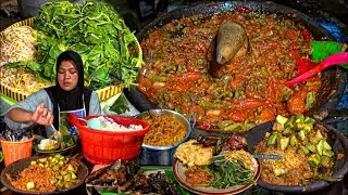 SAMBEL ULEG GODONG TELO PALING ENAK!! WARUNG TANPA NAMA TP MASIH PERSIAPAN SUDAH BANYAK YG NUNGGU