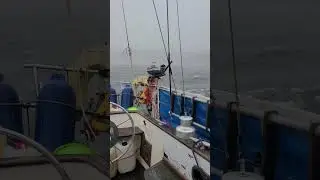 50kn wind while anchored in Isle of Skye #storm Floris  #scotland