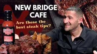 The BEST Steak Tips in New England? We Visited Chelsea's Legendary New Bridge Cafe!