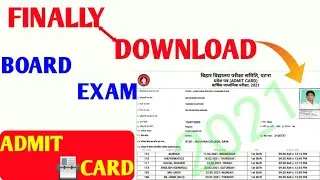 board admit card! final exam admit card kaise download Karen 2021! matric exam admit card download!