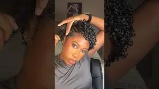 How I style my short natural hair #bigchop #twa