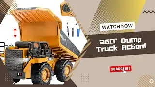 Cool Dump Truck Rotating 360 Degrees &ndash; Up Close!