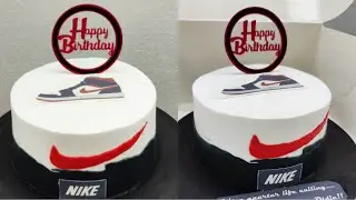 Nike theme cake | Nike cake design | Cook with Kousy