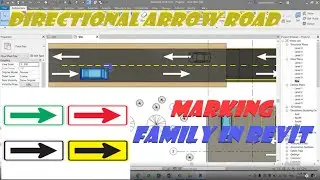 Directional Arrow Road Marking Family In Revit