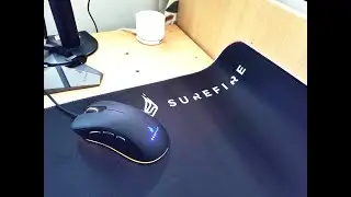 SureFire Gaming  Condor Claw Mouse + Axis Bungee USB Hub + Silent Flight 680 mousepad Unboxing