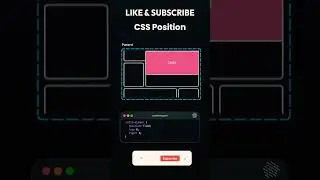CSS Positioning: The Visual Guide💥 #shorts #viralvideo  #css #website