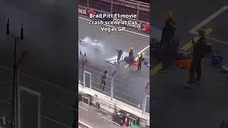 Brad Pitt Crash Scene * Brad Pitt  * Las Vegas Grand Prix
