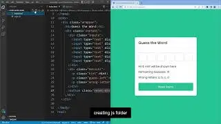 Word Guessing Game in HTML CSS & JavaScript   Guess the Word Game in JavaScript