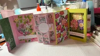 Shadow Box Frame Card using Simply Zinnia & The Winner Is?????
