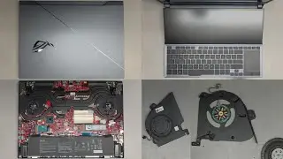 ASUS ROG Zephyrus Duo 15 GX550 RAM SSD Upgrade Thermal Paste Application Fan Replacement Repair