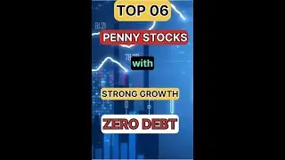 TOP 06 PENNY STOCKS with Solid Growth & Zero Debt