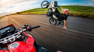 NA PISTA DE GR4U DE XRE 300