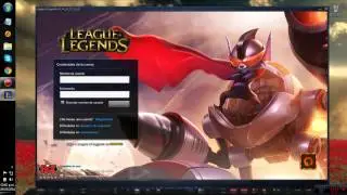 Login screen Rumble Super Galactico .League of Legends
