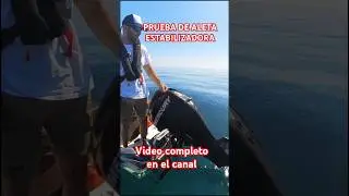 ALETA ESTABILIZADORA prueba con y sin ella #barcos #nautica #boatinglife #navegar #boating #botes