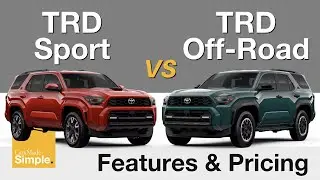 2025 Toyota 4Runner TRD Sport vs TRD Off-Road | Feature & Pricing Breakdown!