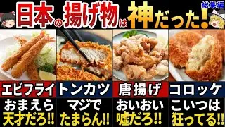 ゆっくり解説】海外の人をビビらせた！日本の揚げ物料理７選【総集編】