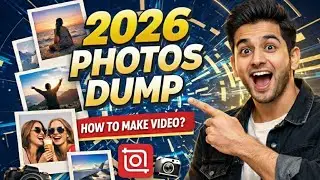 😱Easily create your 2026 recap photo dump video on your phone with inshot| #2025recap #2025#2026 