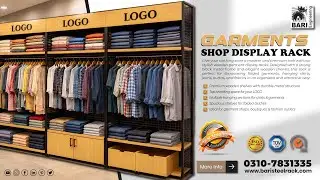 Garments Shop Racks in Pakistan | Best Display & Storage Racks for Clothing Stores