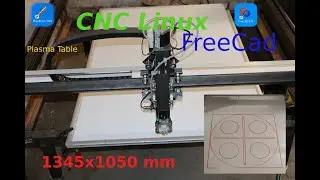 DIY: homemade CNC table for plasma Cutter, LinuxCNC,  Freecad, Sheetcam, cad to cam to gcode part5.