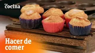 Cómo hacer Magdalenas rellenas de chocolate - Hacer de comer | RTVE Cocina