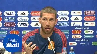 Sergio Ramos compares World Cup press conference to a 'funeral'