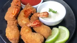 Prawns Fry | Fried Shrimp | Crispy Chingri/ AB Fry | Easy Evening Snacks