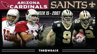 Warner & Brees Duel For Playoff Hopes! (Cardinals vs. Saints 2007, Week 15)
