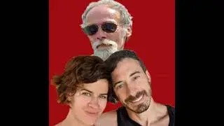 Glass Artist Mark Laputa along artist Melanie T Long, photographer Richard Warner, and spotlight ...
