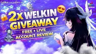 UID Drop Karo 😱 FREE Review LIVE | Welkin Giveaway 🔥 | Genshin Impact Hindi LIVE