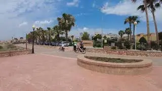 Beachside Promenade Walk Southern Spain | Cabo Roig Aquamarina Beach | Cala De Aquamarina