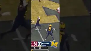 @Michigan Football Seals the Deal‼️ #ncaa #michigan #ohio #interception #pick #movie #wolverines