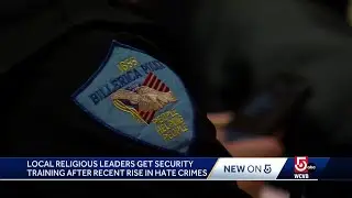 Religious leaders get security training after recent hate crimes