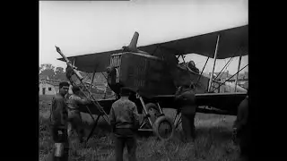 Départ du Bourget d'aviateurs américains vers le Maroc (août 1925)