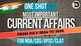 Most Important Current Affairs 2024&ndash;25 | 100% Exam Relevant | Simply Explained in depth