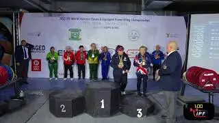 IPF World Mastes Equipped Powerlifting Women M3 - M4 47 - +84kgs
