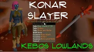 KONAR SLAYER. I HIT THE DROP TABLE...TWICE! Kebos Lowlands