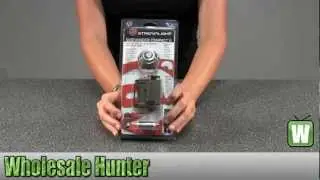 Streamlight Sidewinder Compact II w/CR123A Lith. Batt. 14512 Light & Head Strap Clam Pack Unboxing