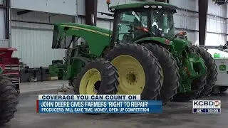 John Deere gives farmers 'right to repair'
