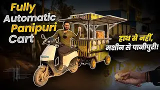 4 Nozzle Panipuri Filling Cart | Automatic Golgappa Pani Filling Cart | Penguin Panipuri #trending