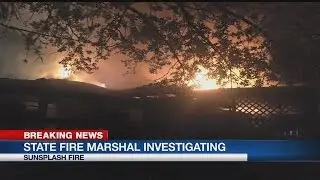 Sun Splash Waterpark closed after building fire (6 a.m.)